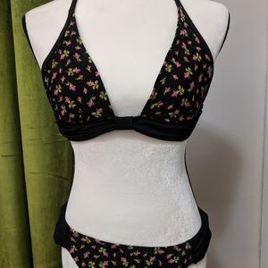 Betsey Johnson Rose print bikini